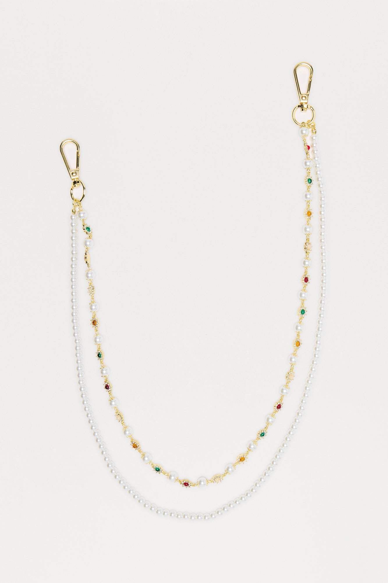 Wantagh Beaded Pants Chain - Gold