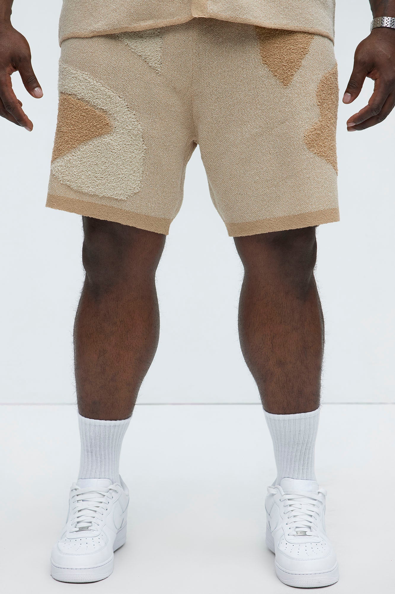 Auron Knitted Shorts - Off White