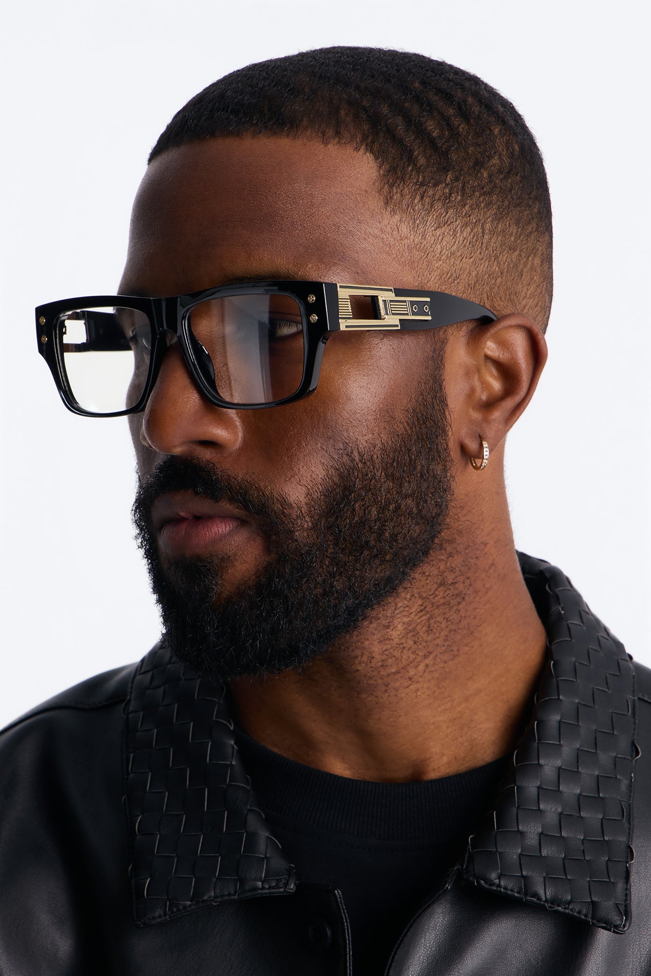 Industrial Insight Square Sunglasses - Black