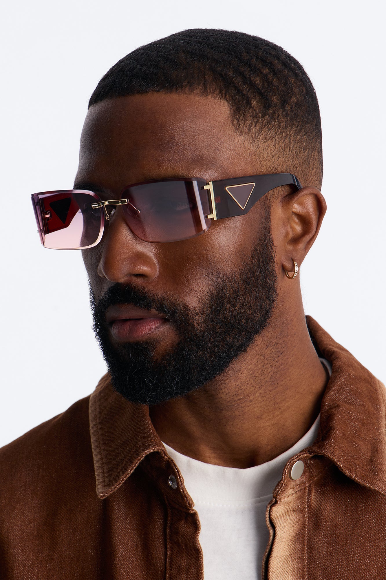 Omega Luxe Sunglasses - Red/combo