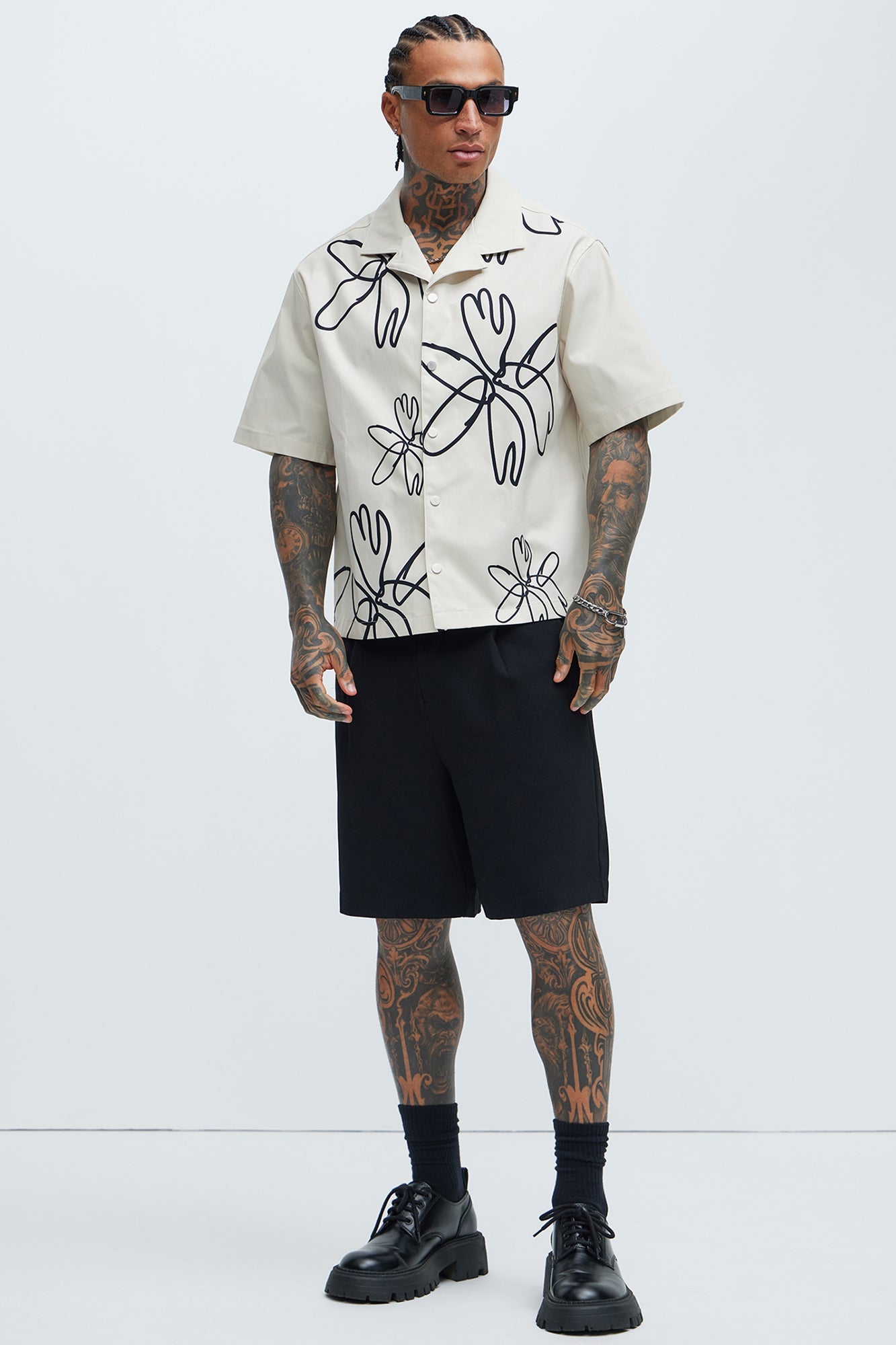 Carver Graffiti Shirt - Off White
