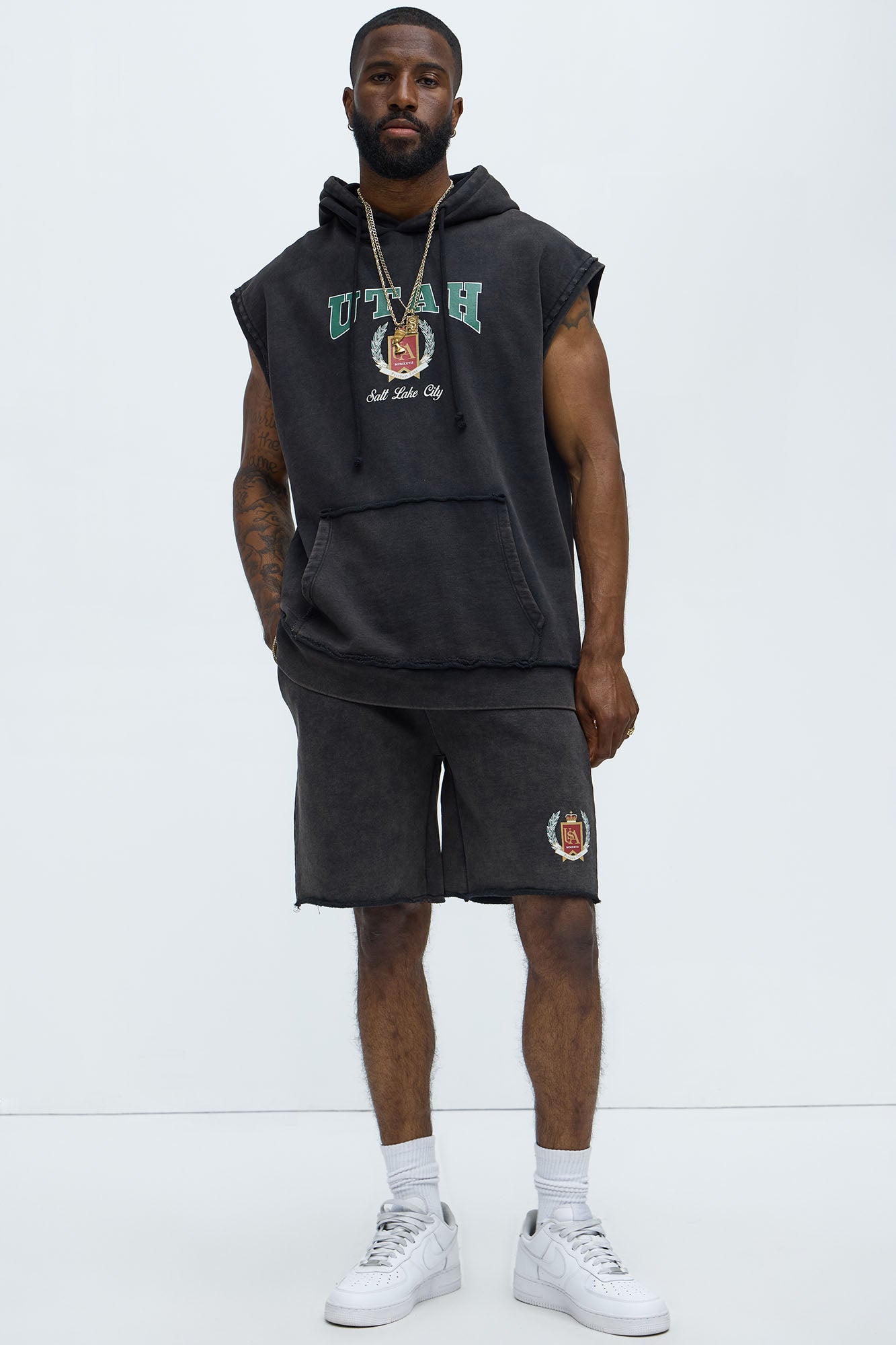Utah Sweatshorts - Black