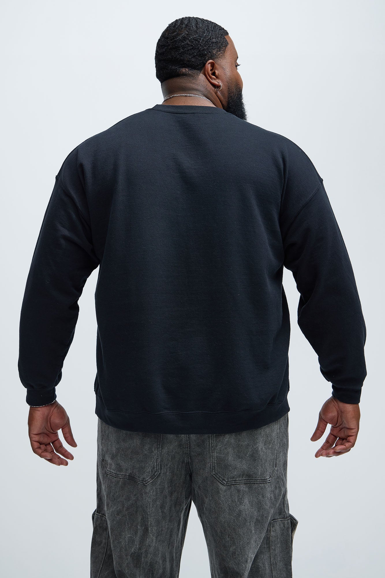 Just Hits Different Sweatshirt - Black