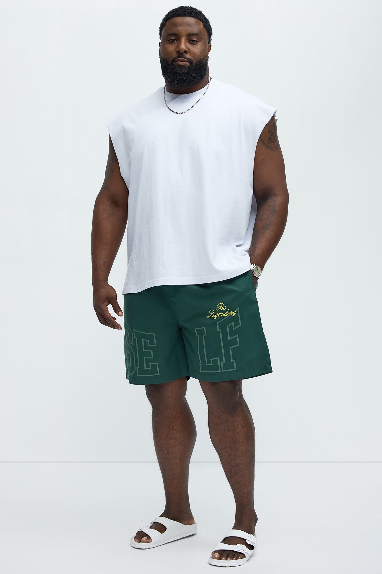 Self Made Swim Classic Trunk - Green