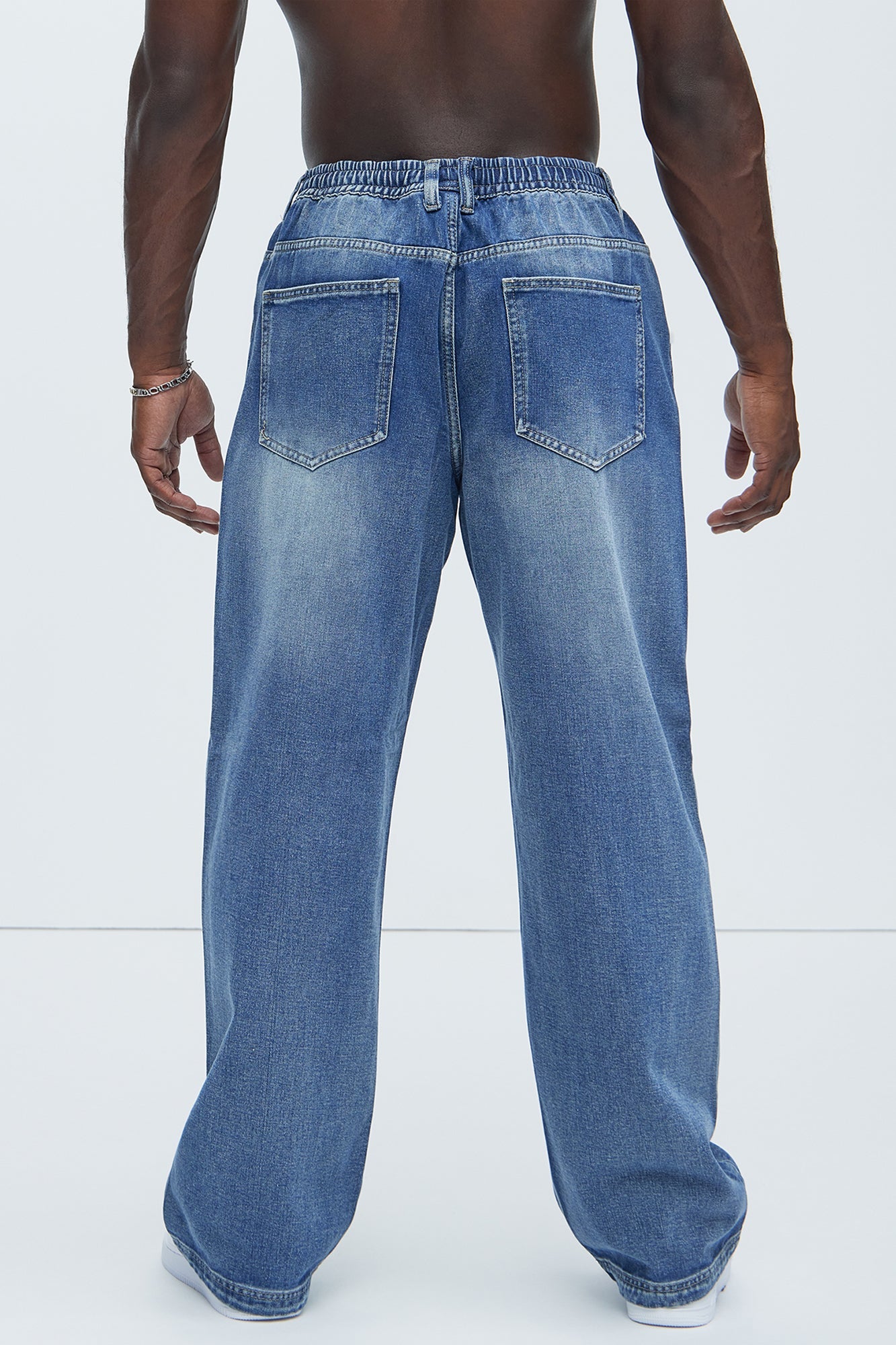 The All Day Flex Waist Baggy Jean - Indigo
