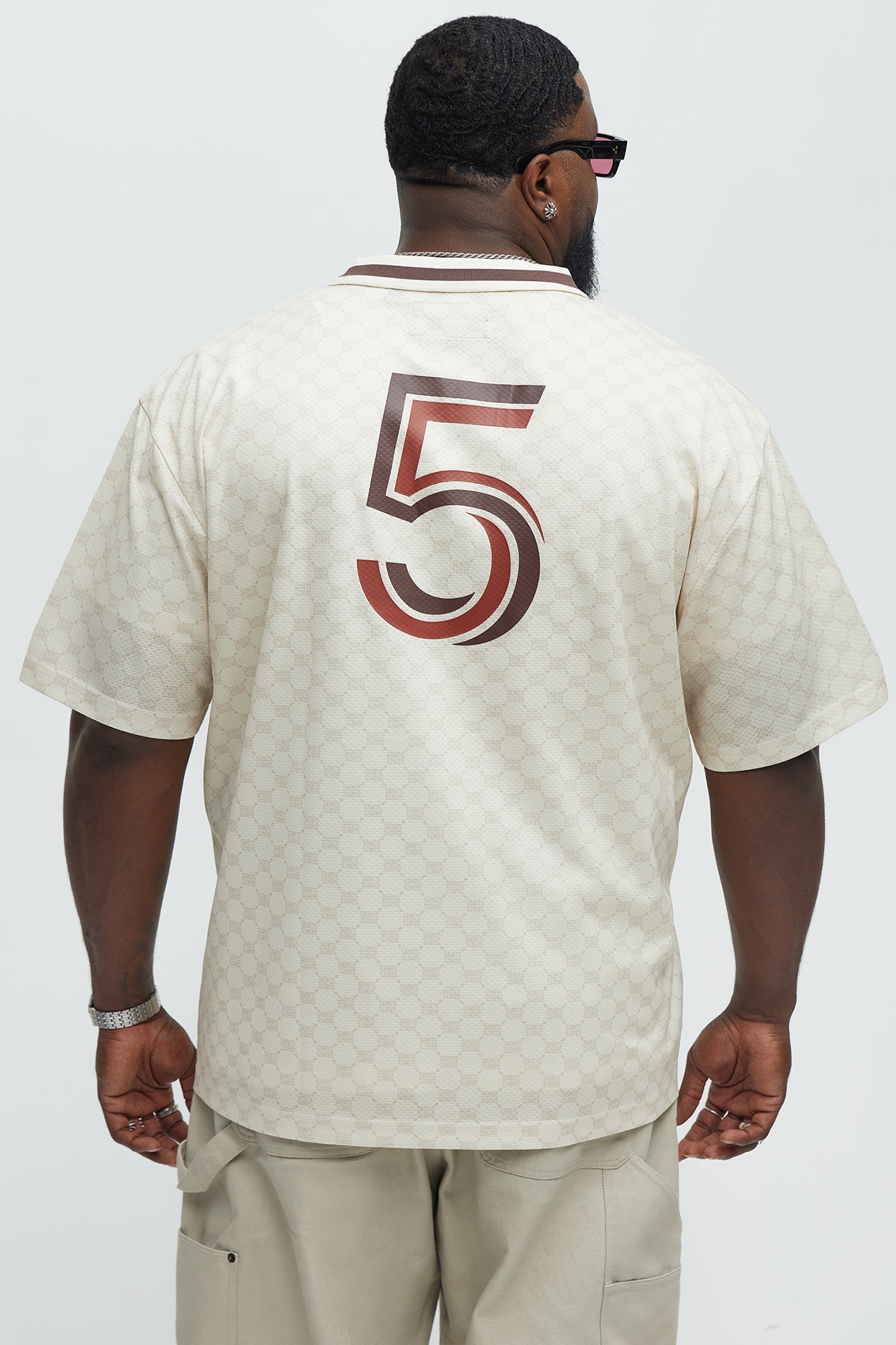 Saints Johnny Collar Soccer Jersey - Ivory