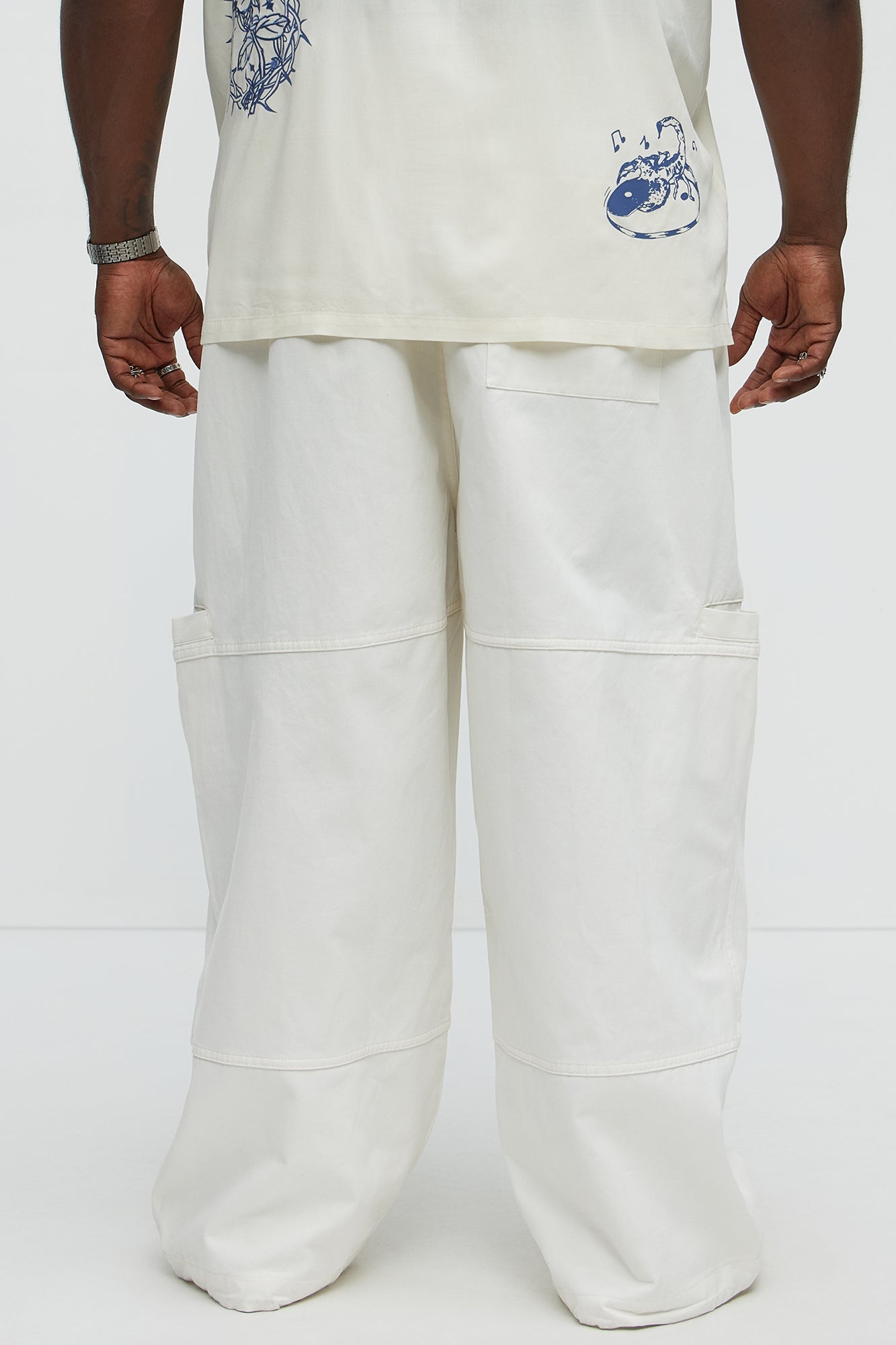 Baggy Damn Right Pants - Off White