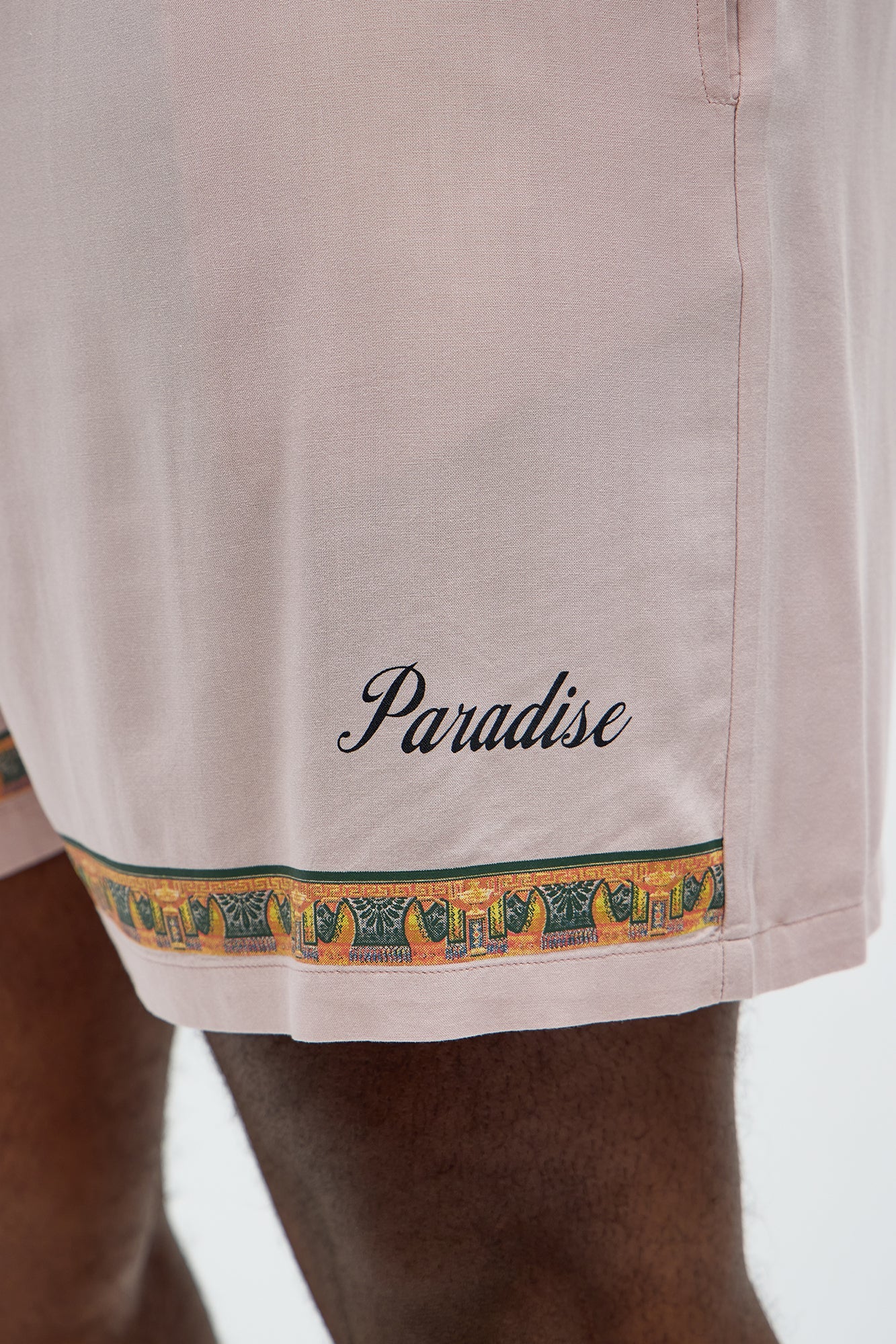 Paradise Set Relaxed Drawstring Short - Pink