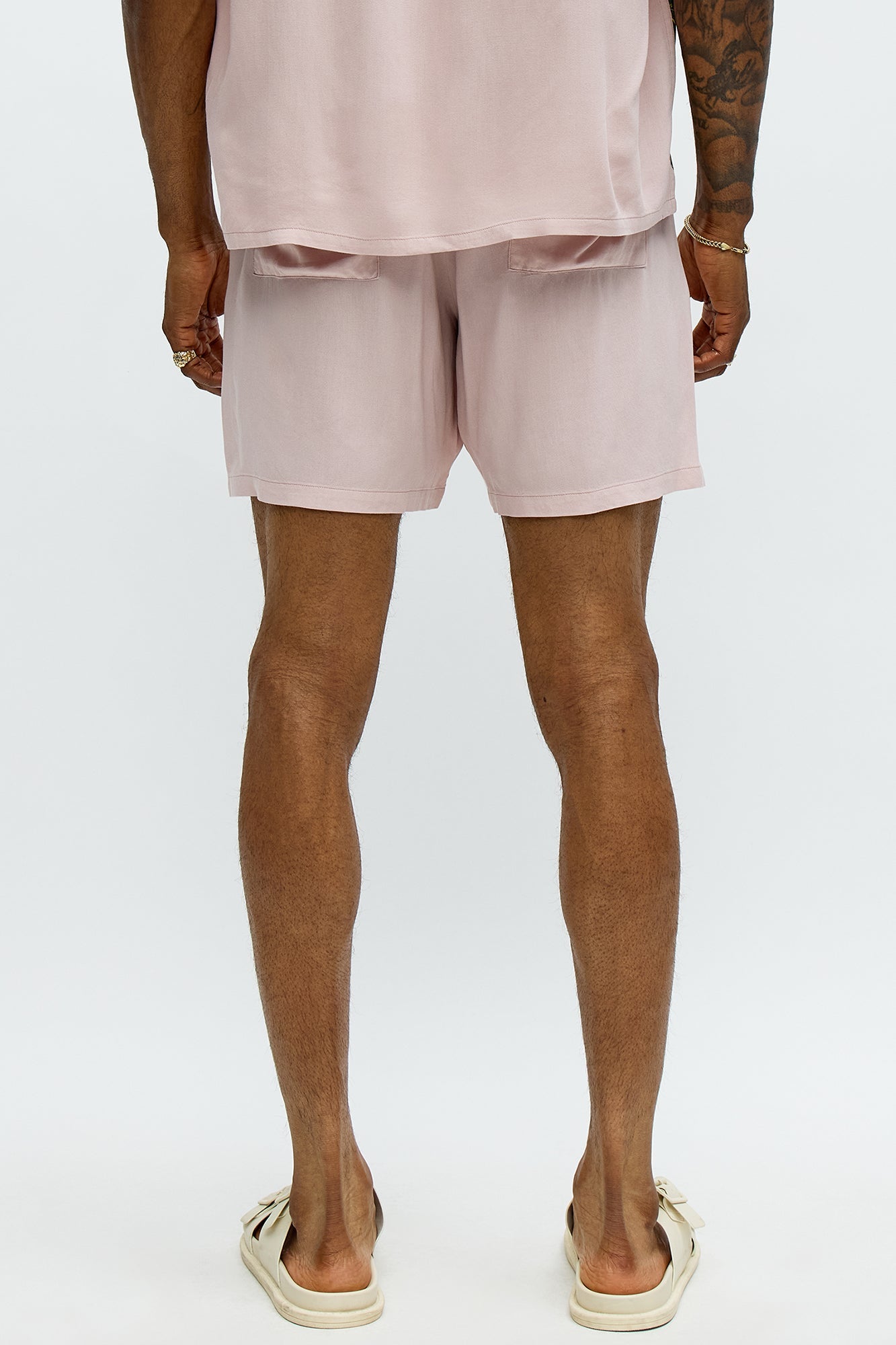 Paradise Set Relaxed Drawstring Short - Pink