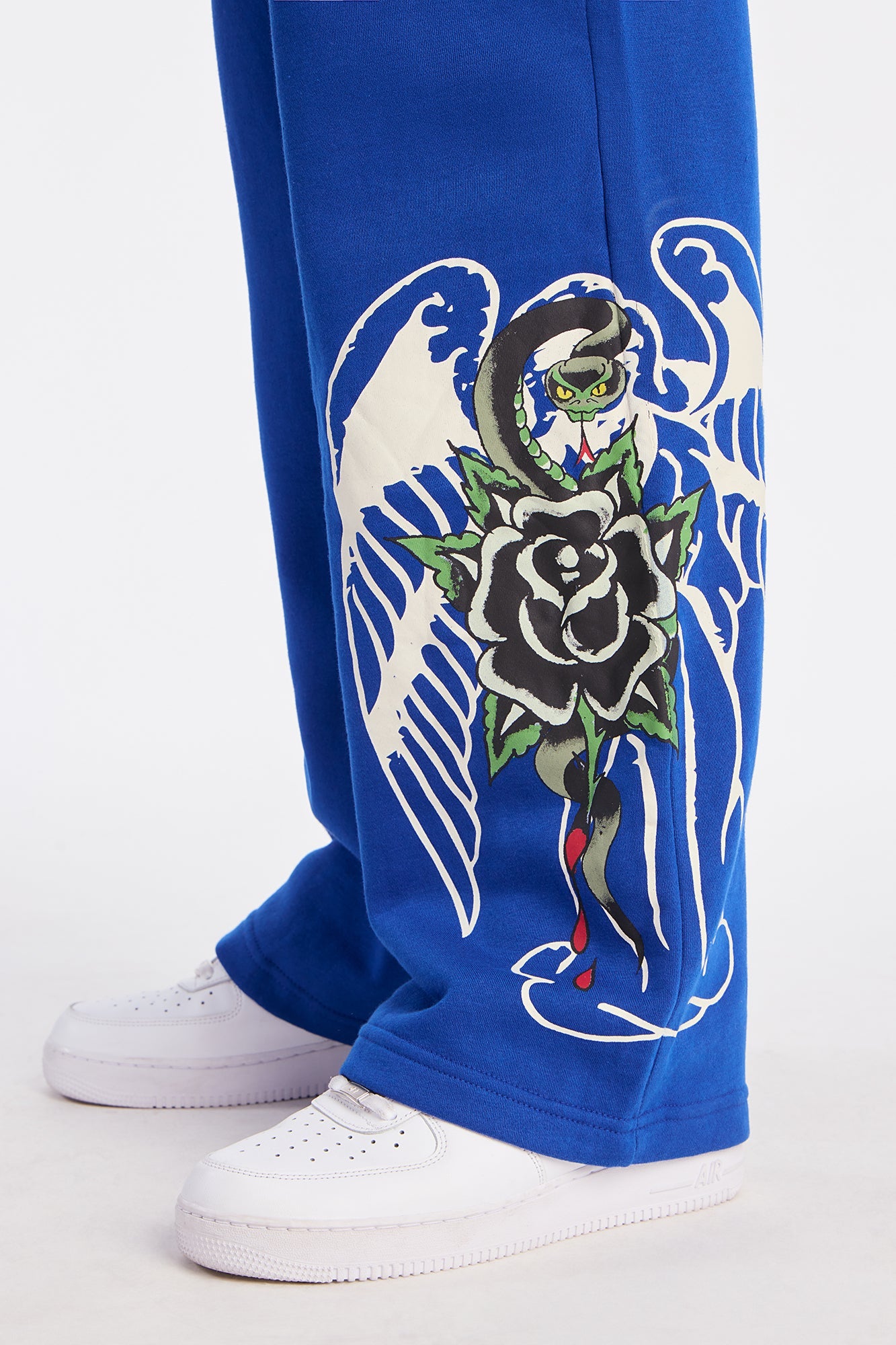 Ed Hardy Sacred Hearts Sweatpant - CobaltBlue