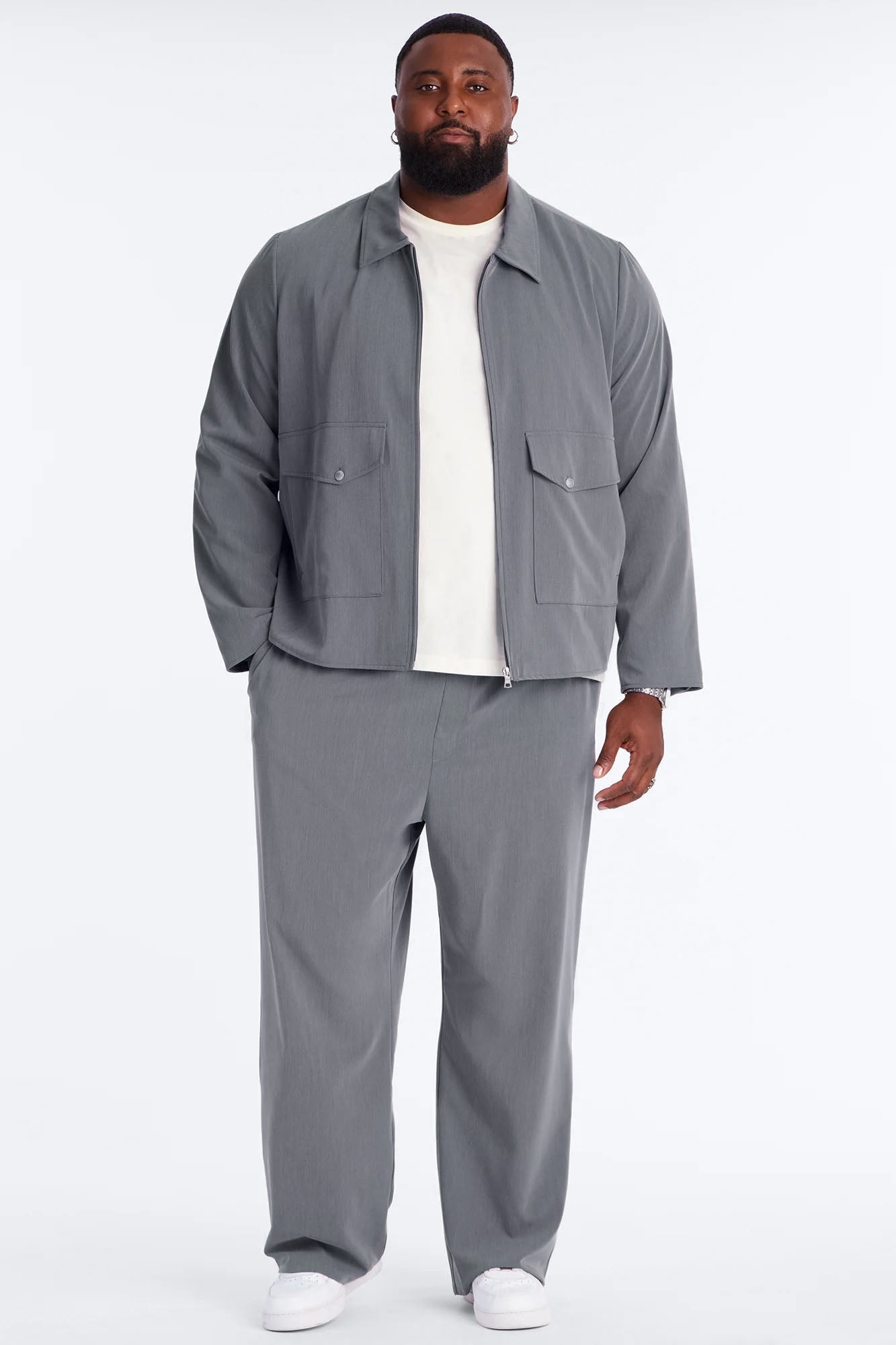 Baggy Erod Ewaist Pant - Grey
