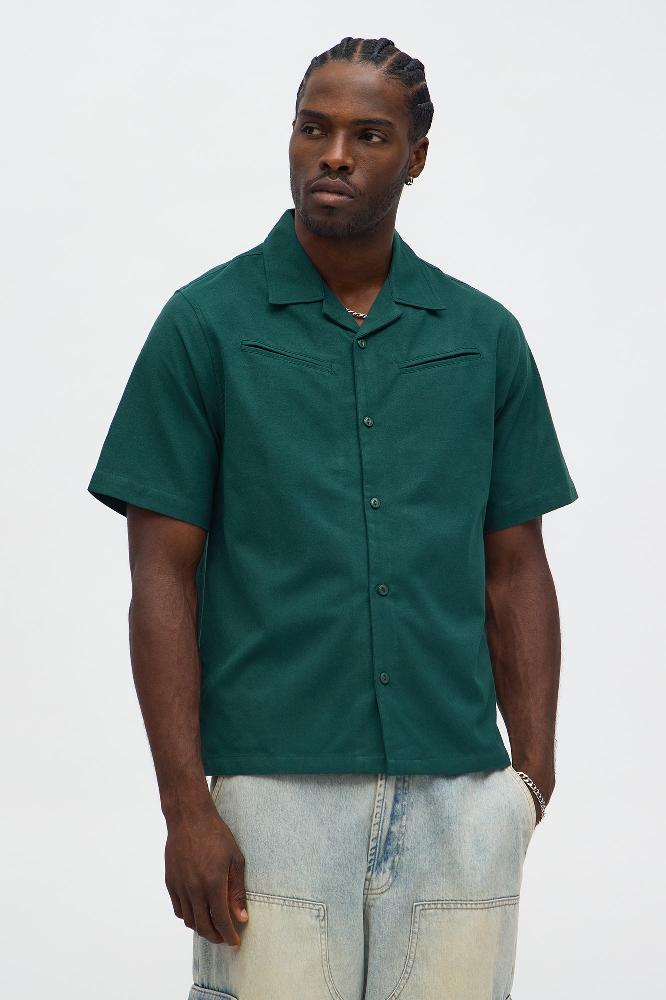 Frontier Fit Button Up Shirt - Emerald