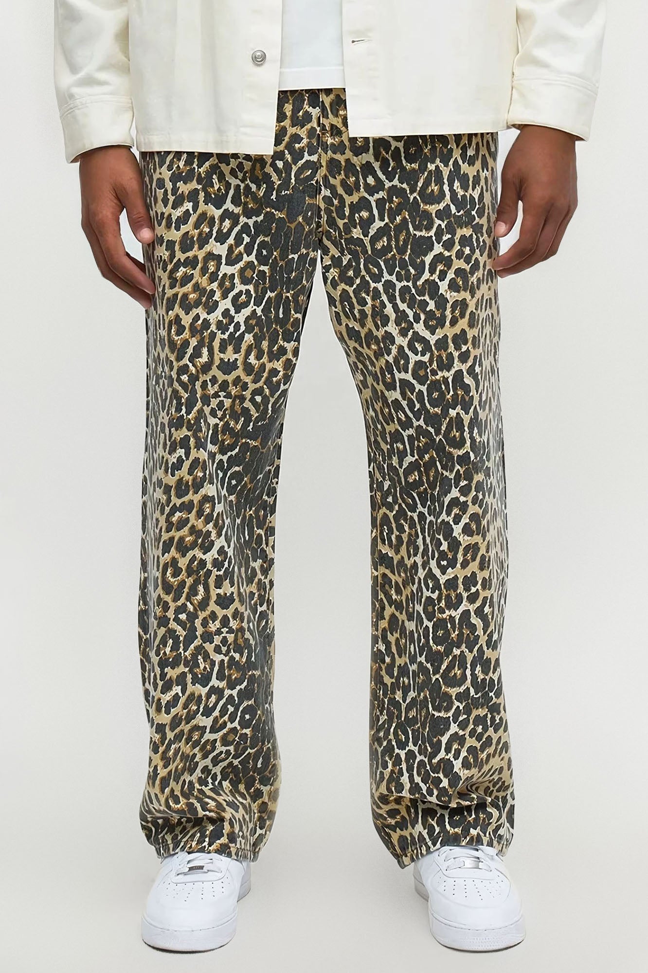 Baggy Wild Thang Leopard Pant - Brown/combo
