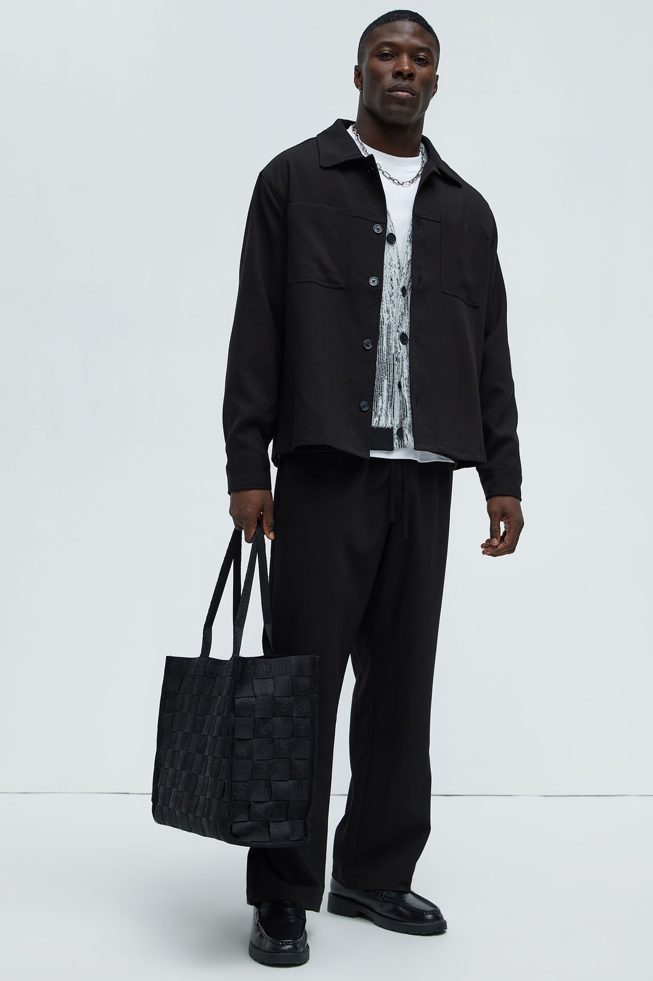 Ronan Straight Trousers - Black
