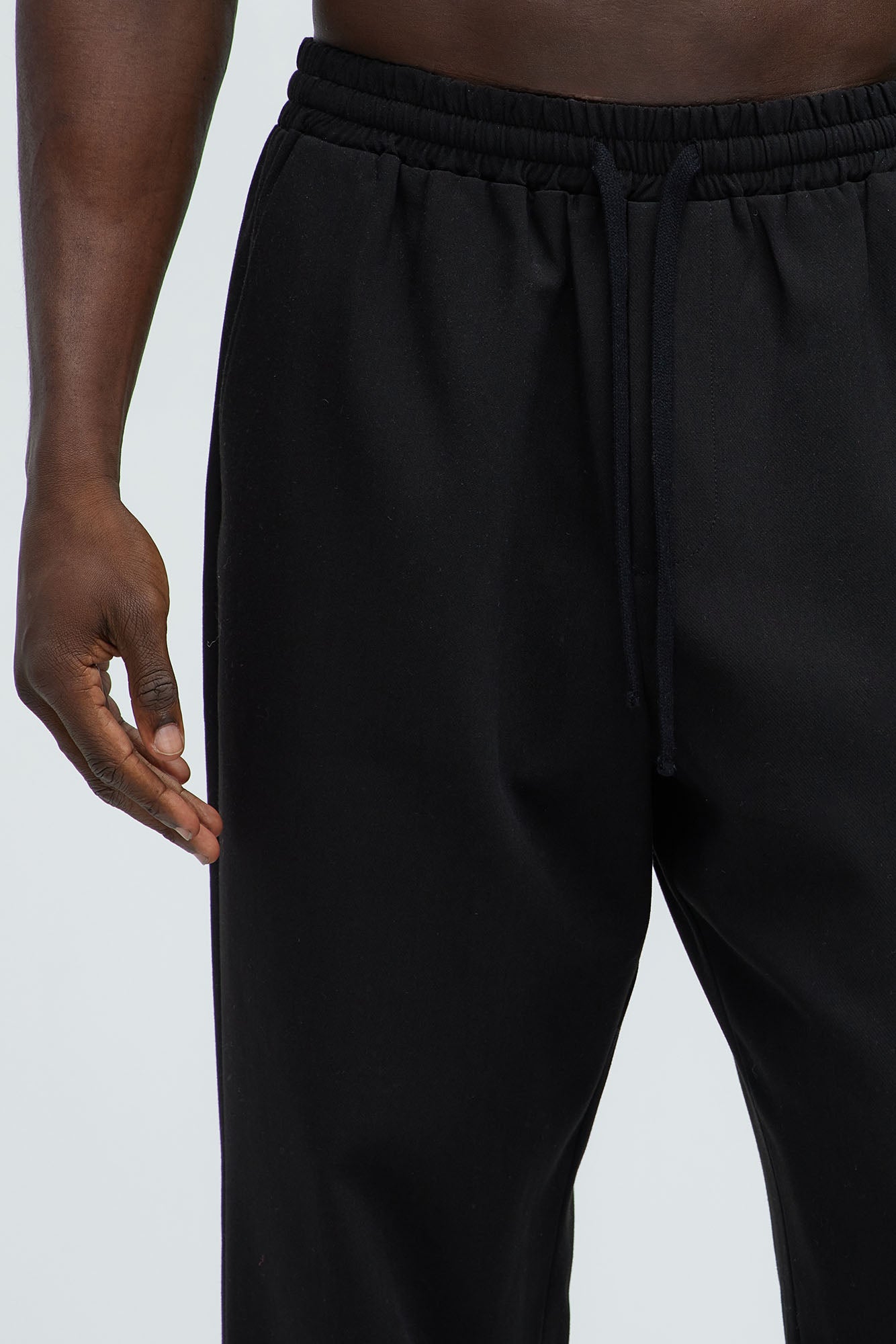 Ronan Straight Trousers - Black