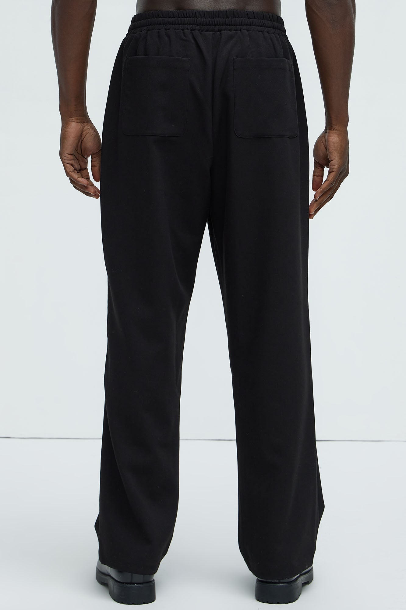 Ronan Straight Trousers - Black