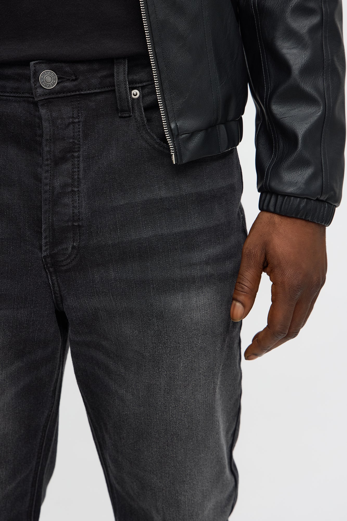 Stacked Slim Flare I'm That Ombre Jean - Black Wash