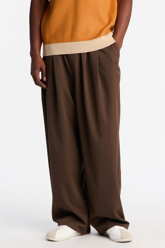 Baggy Grier Flow Pant - Dark Brown