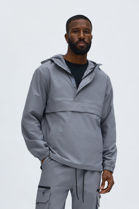 Desert Storm Pullover Anorak - Grey