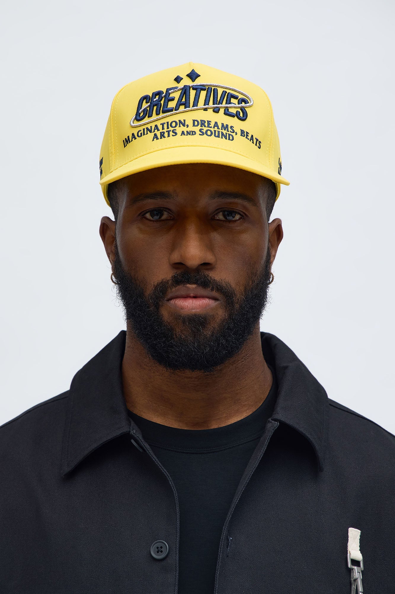 Creatives Nylon Structured Snapback Hat - Yellow