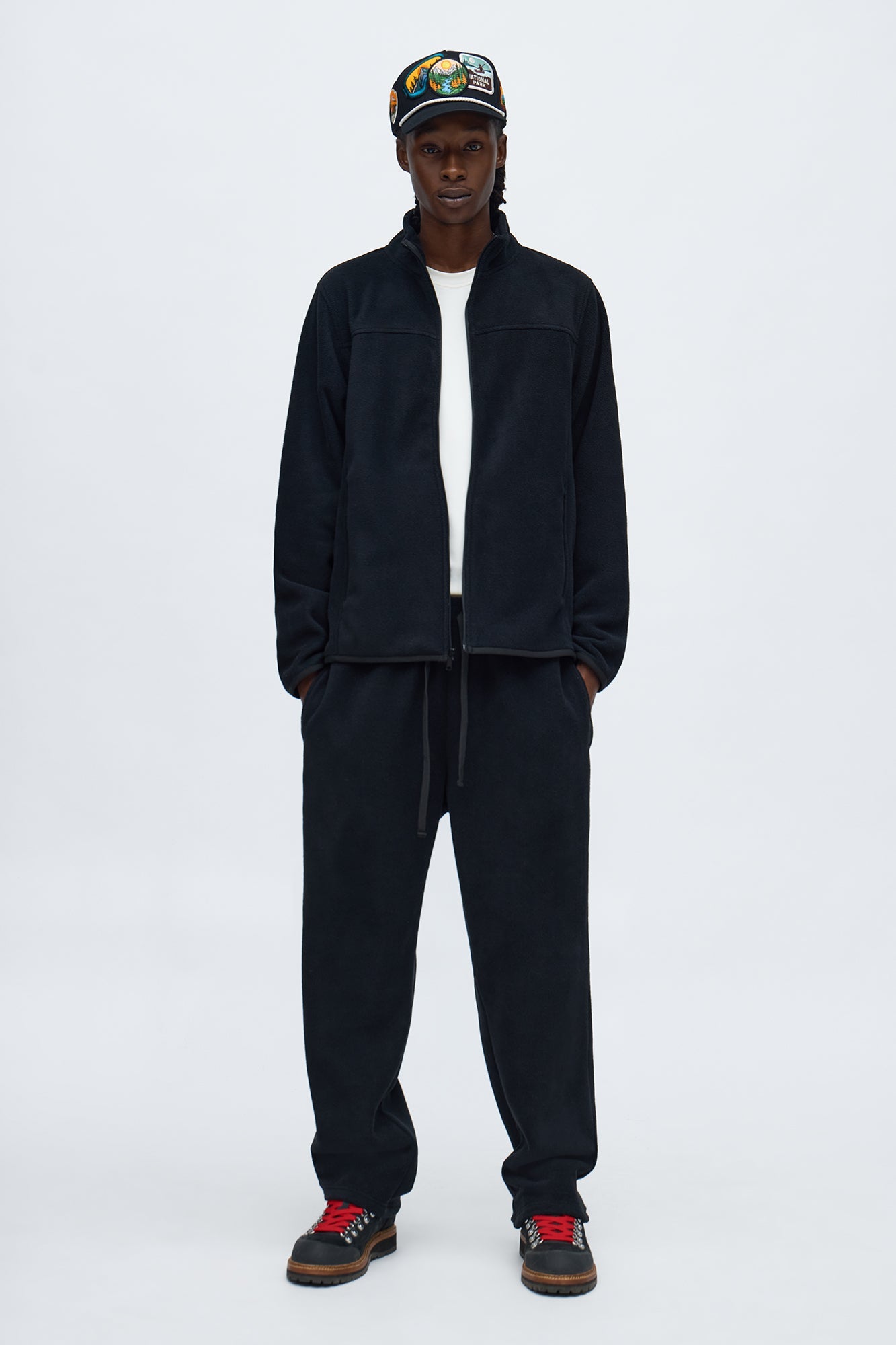 Core Microfleece Zip Jacket - Black