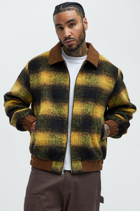 A Trip Outside Mohair Jacket - Brown