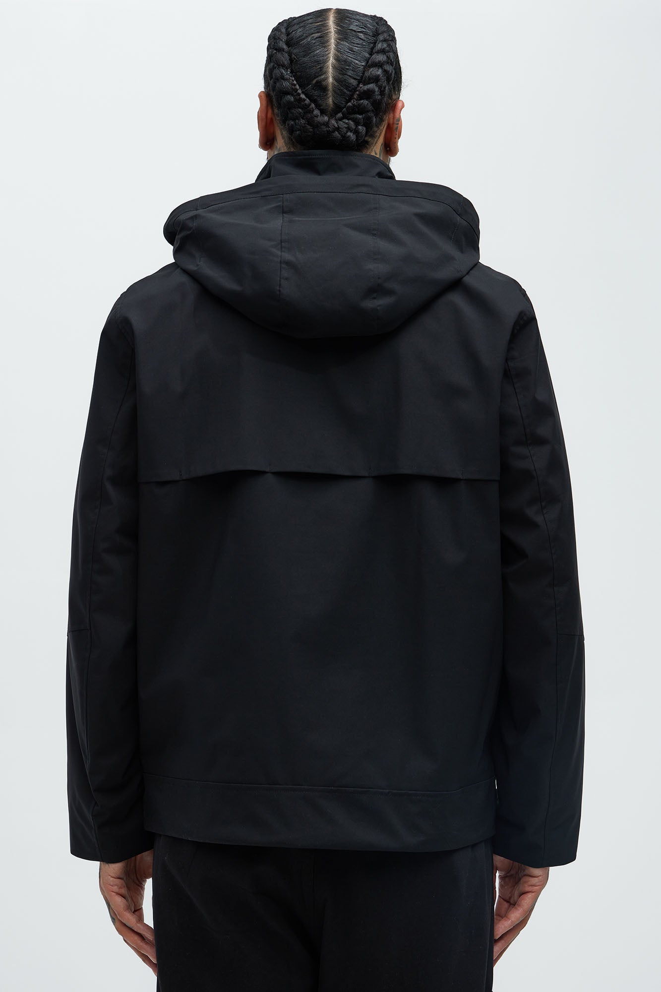 Every Move Hooded Cargo Pocket Jacket - Black