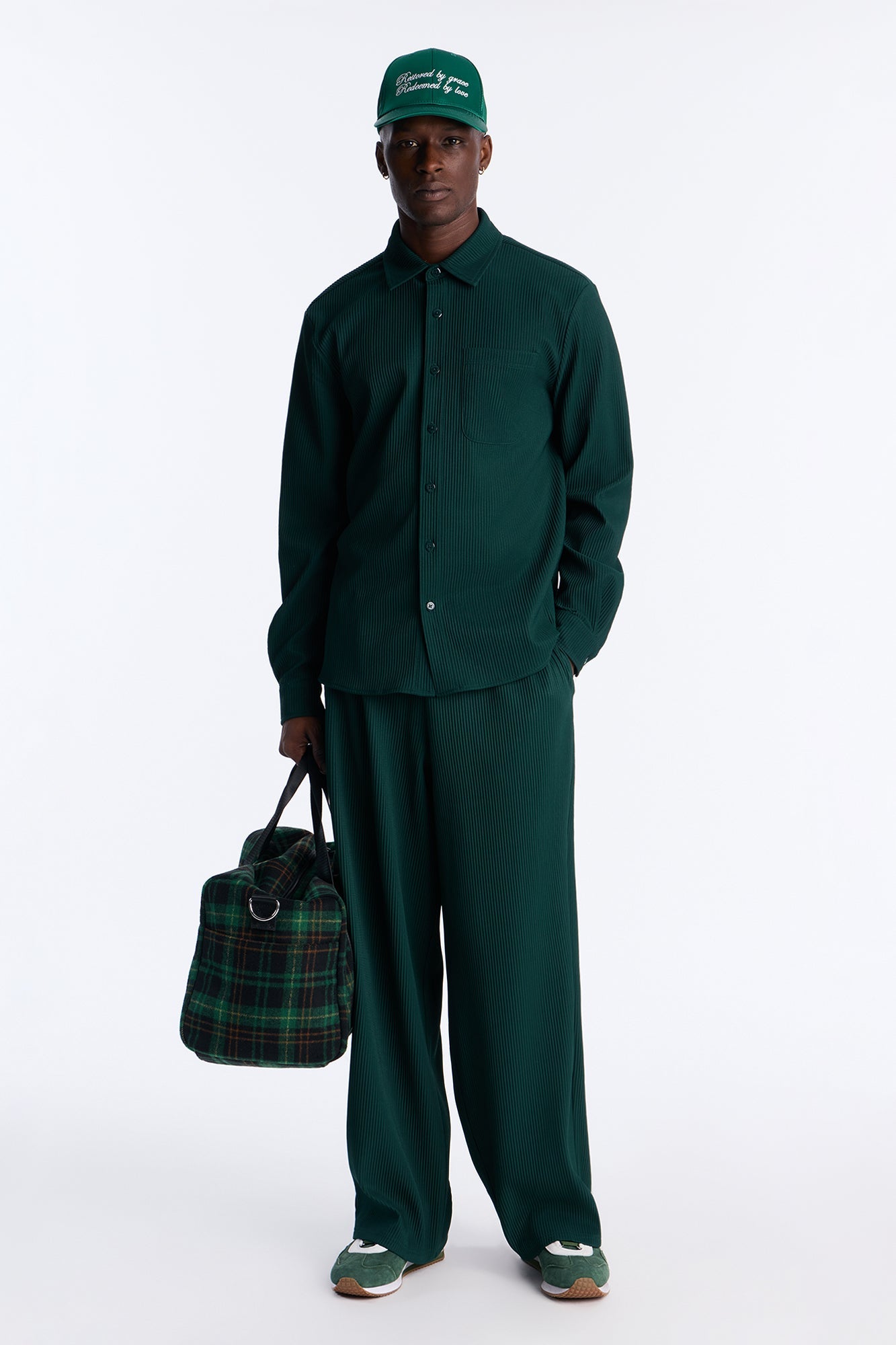Show Up Long Sleeve Shirt - Hunter Green