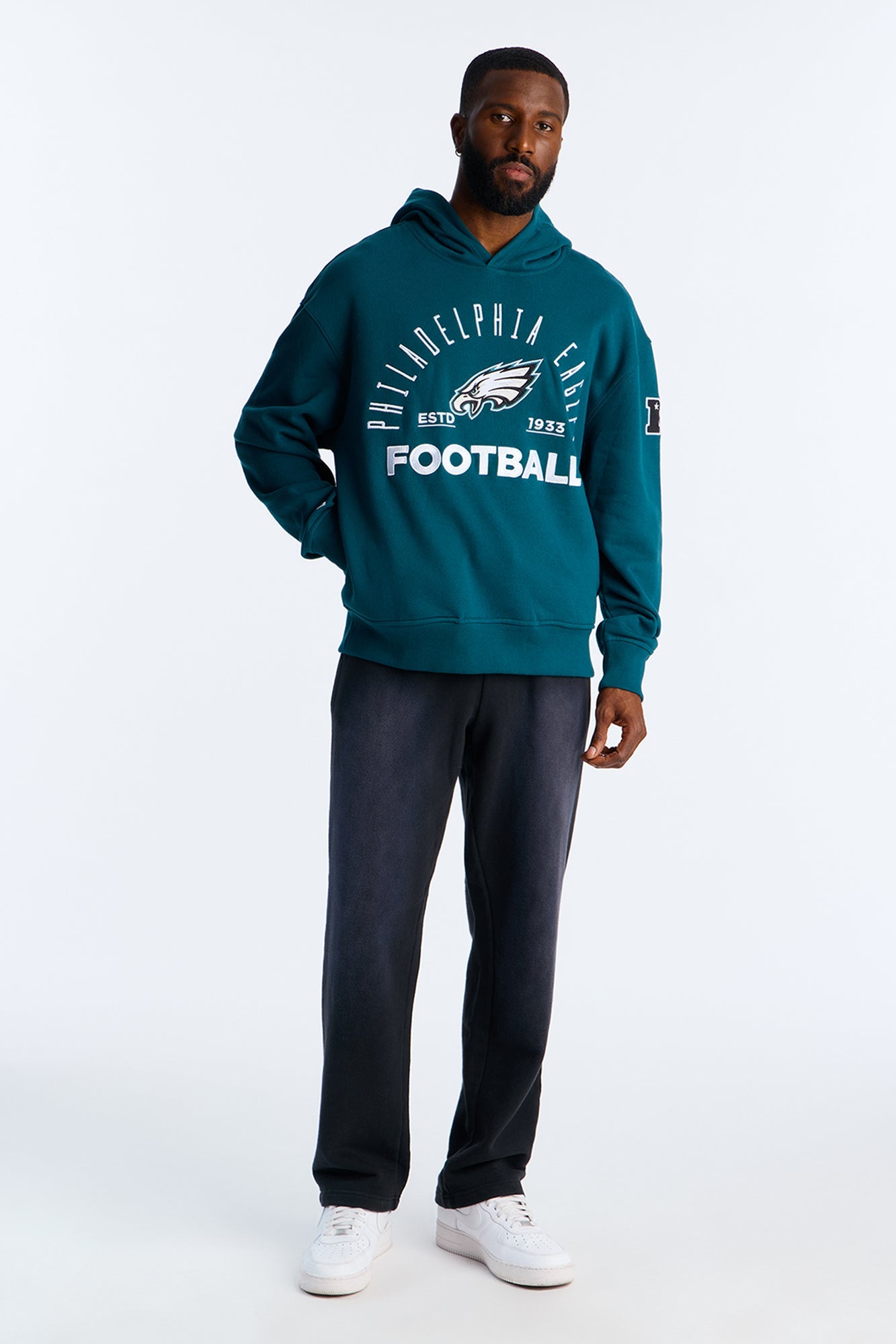 Eagles Barrel Roll Oversized Hoodie - Green