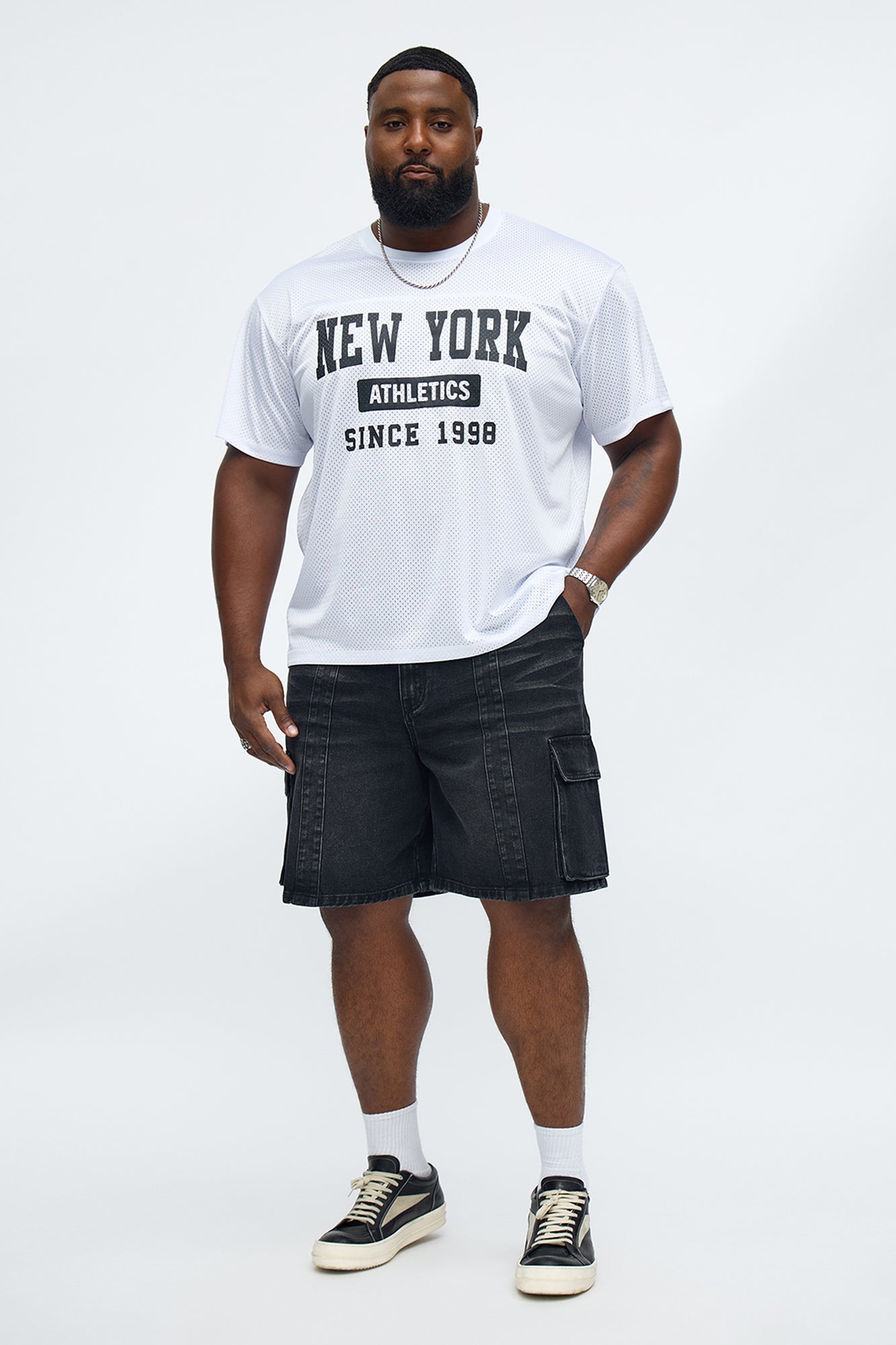 New York Jersey Tee - White
