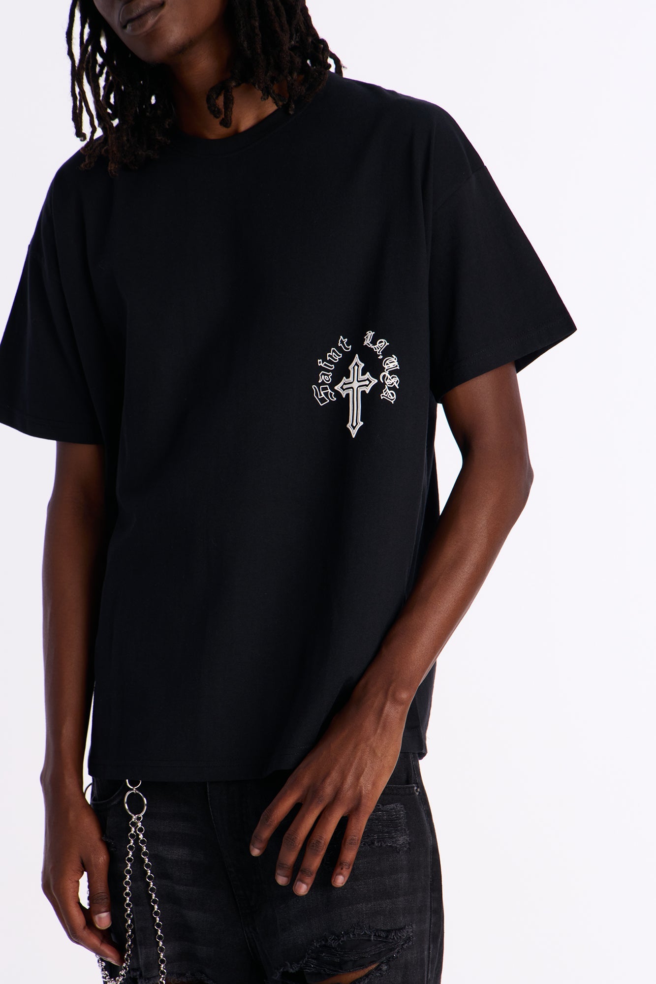 Cross My Heart And Hope To Live Short Sleeve Tee - Black