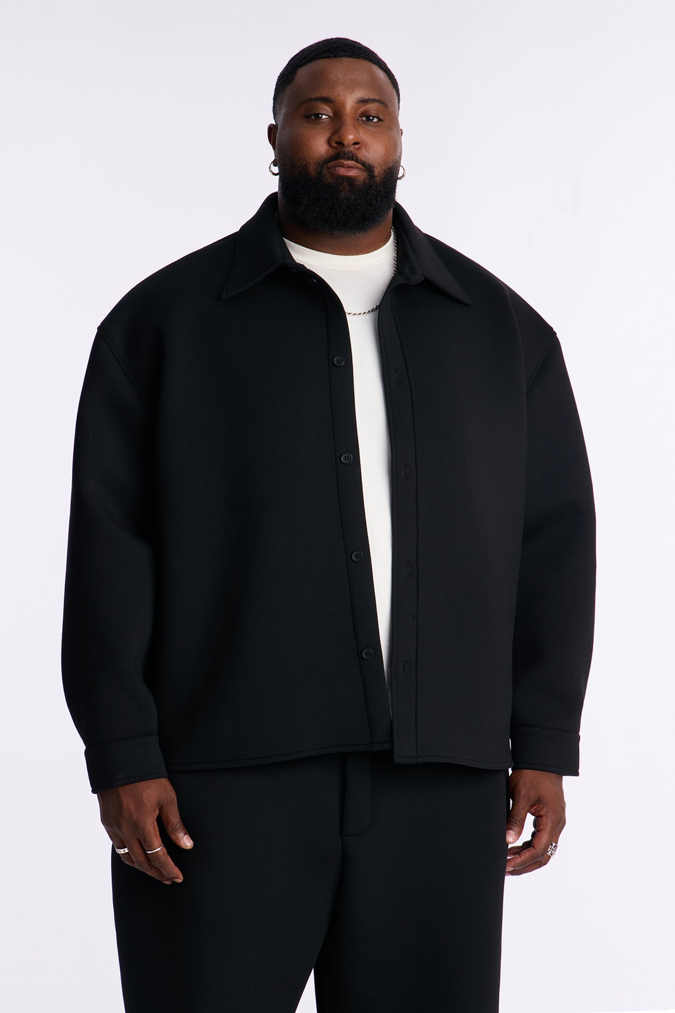 Relaxed Arclight Interlock Shirt - Black