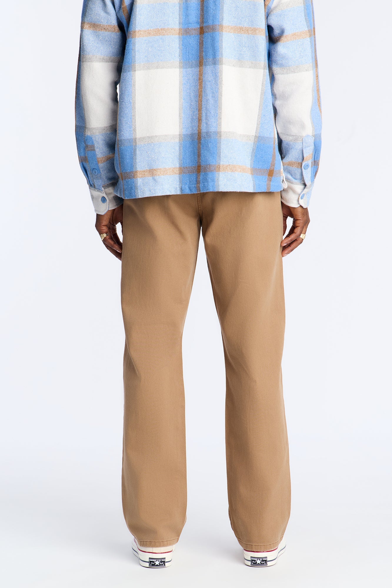 Straight Be Pleated Jean - Khaki