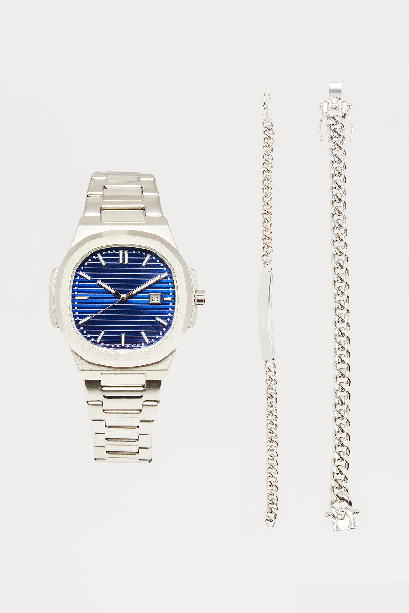 Elevated 3 Piece Boxed Jewelry Set - Silver