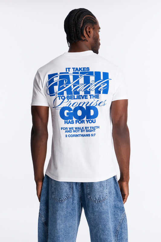 It Takes Faith To Believe Short Sleeve Tee - White