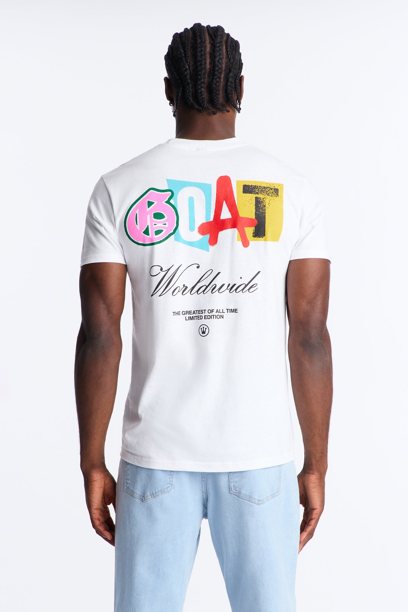 GOAT Worldwide Limited Edition Short Sleeve Tee - White
