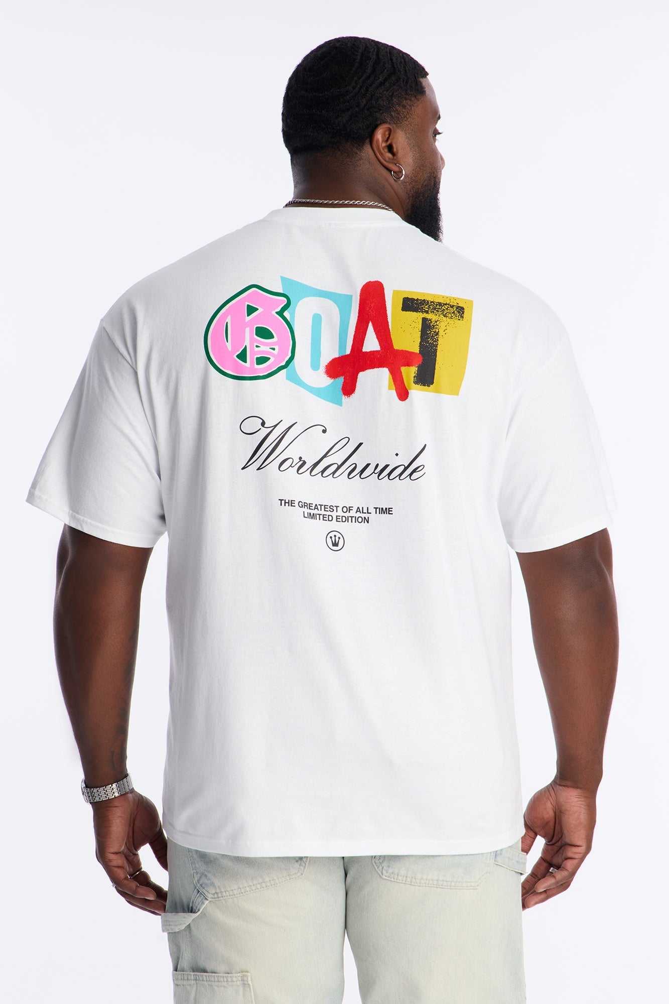 GOAT Worldwide Limited Edition Short Sleeve Tee - White