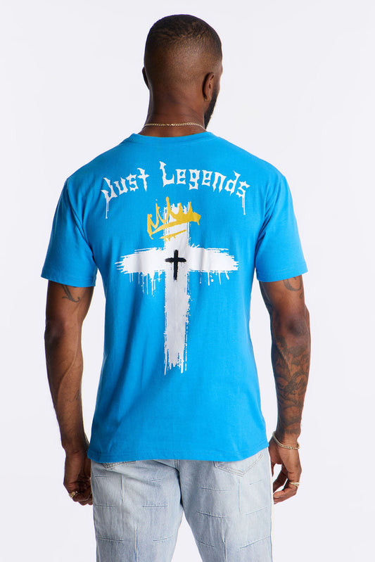 No Limits Just Legends Short Sleeve Tee - Blue