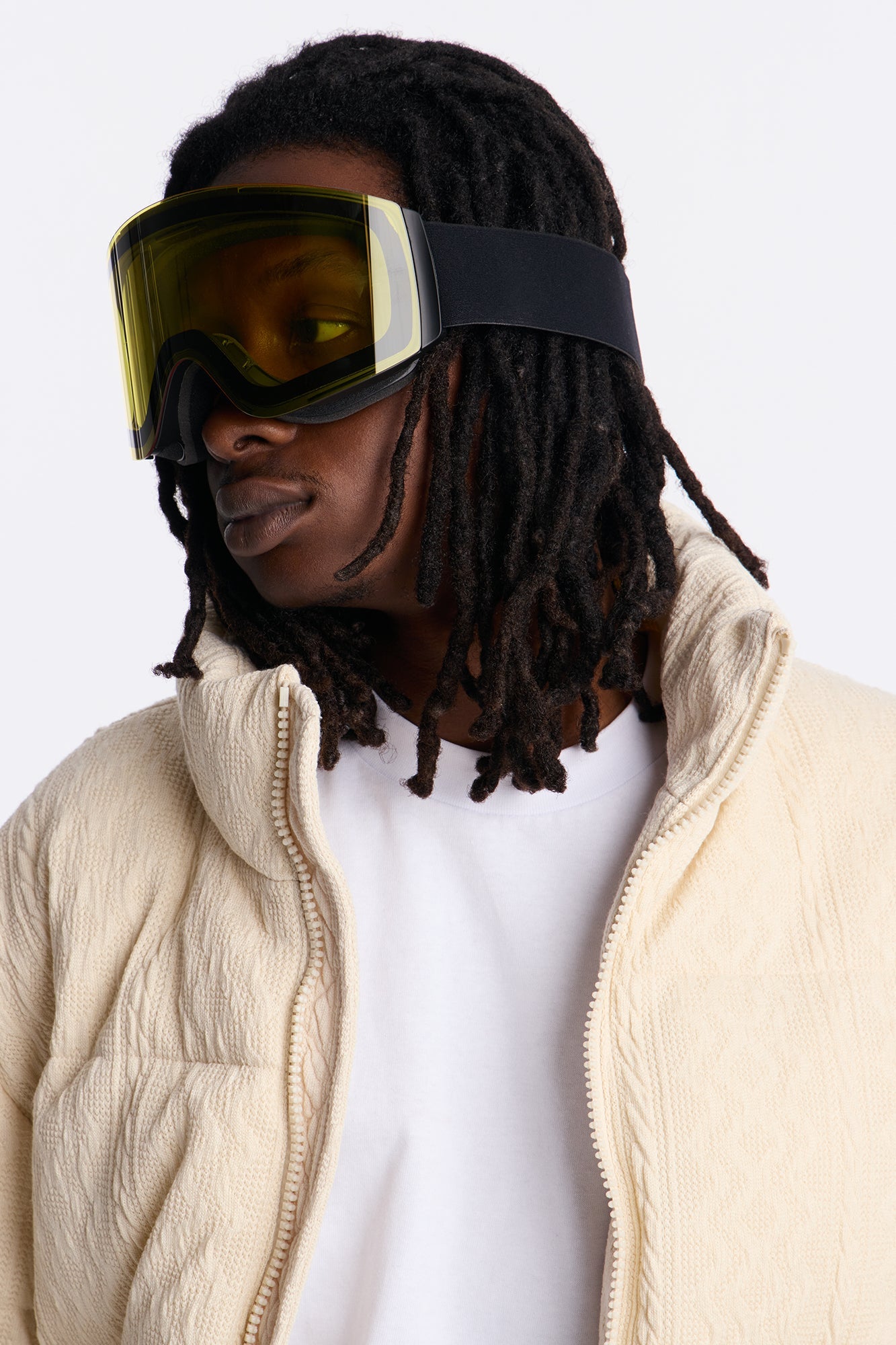 Night Vision Functional Snow Goggles - Black