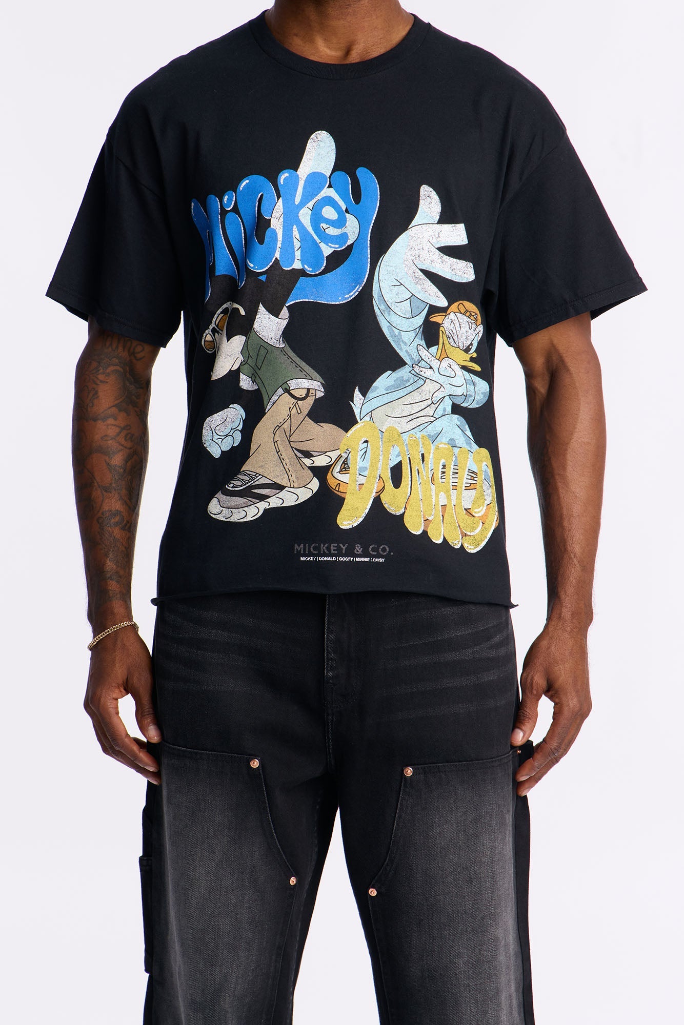 Disney Mickey And Company Short Sleeve Tee - Black