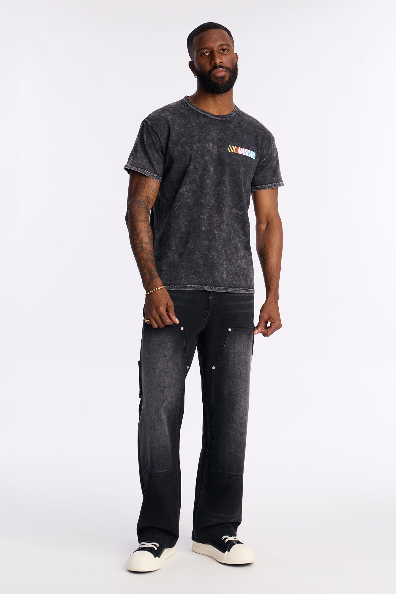 NASCAR Atlanta 500 Vintage Short Sleeve Tee - Black Wash