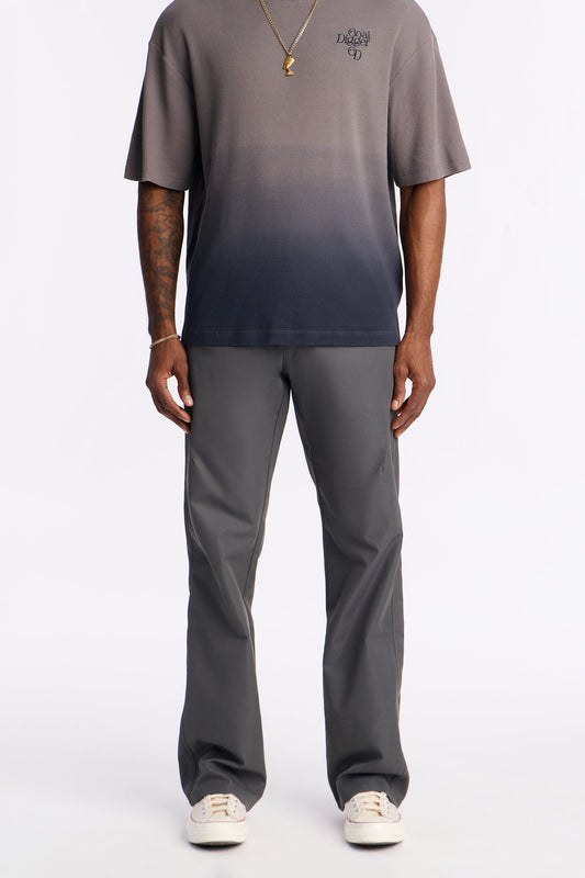 Stacked Slim Flare Thriving Pant - Grey