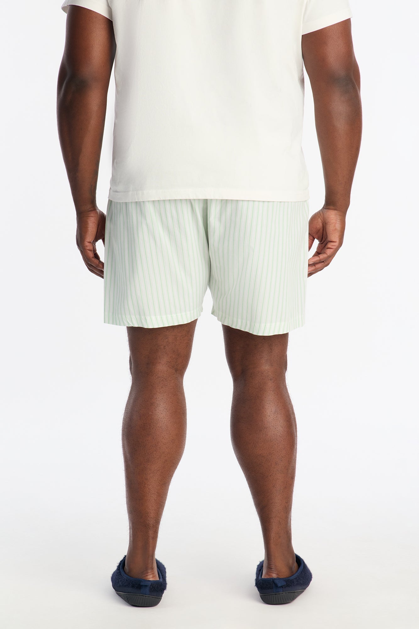 Classic Striped Cotton Boxer - Green