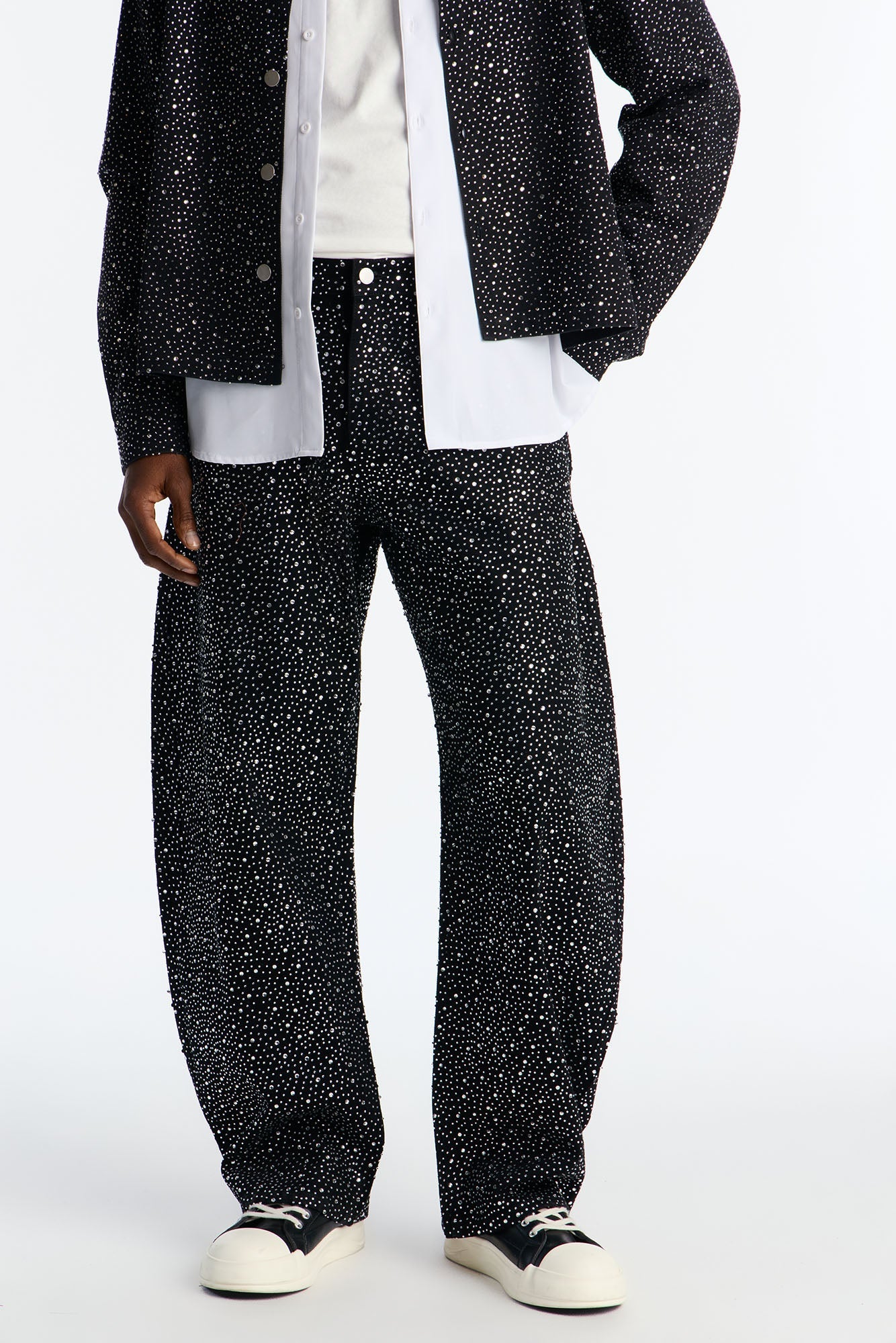 Barrel Iced Obsidian Jean - Black