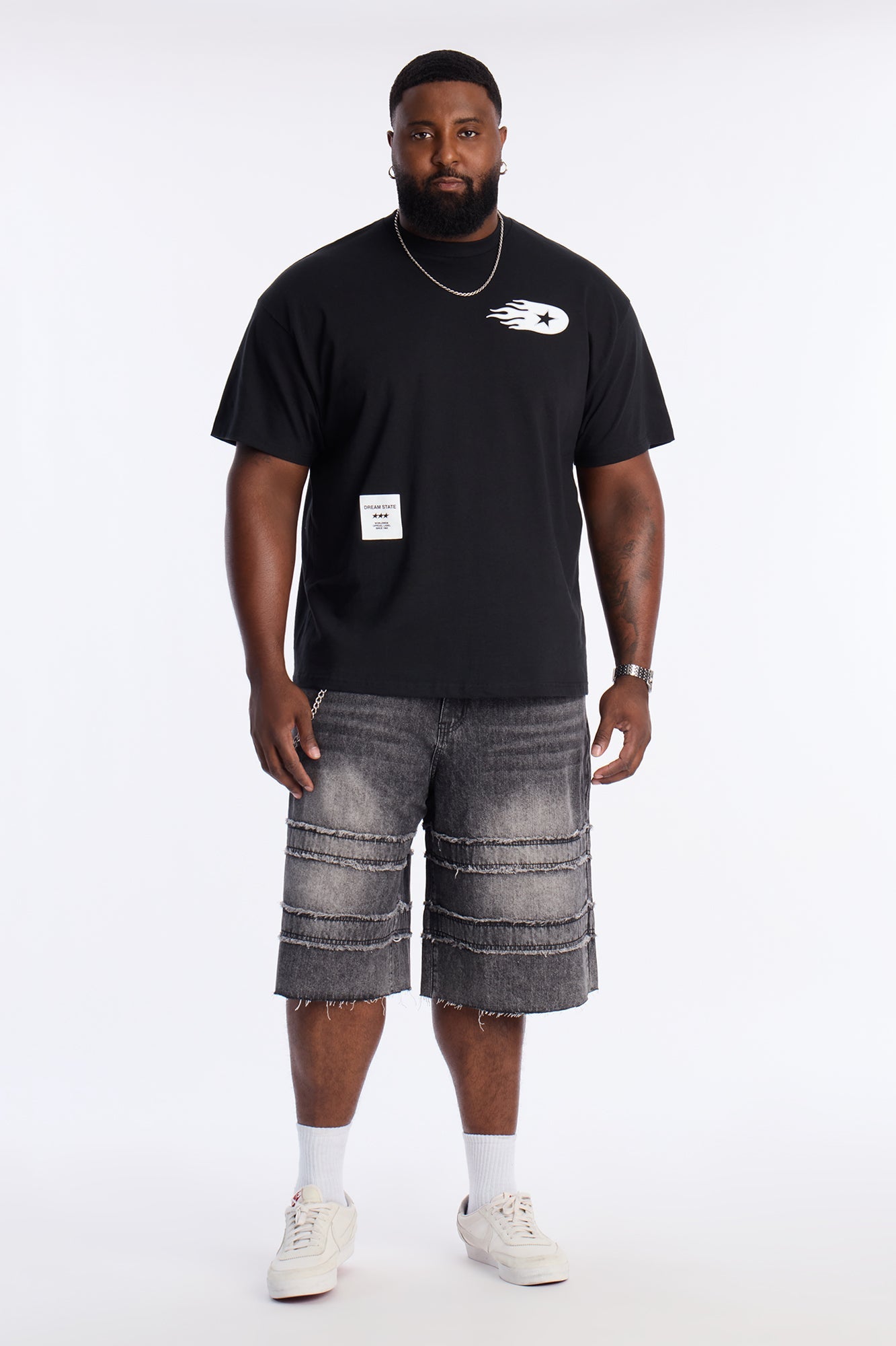 Dream State Worldwide Short Sleeve Tee - Black