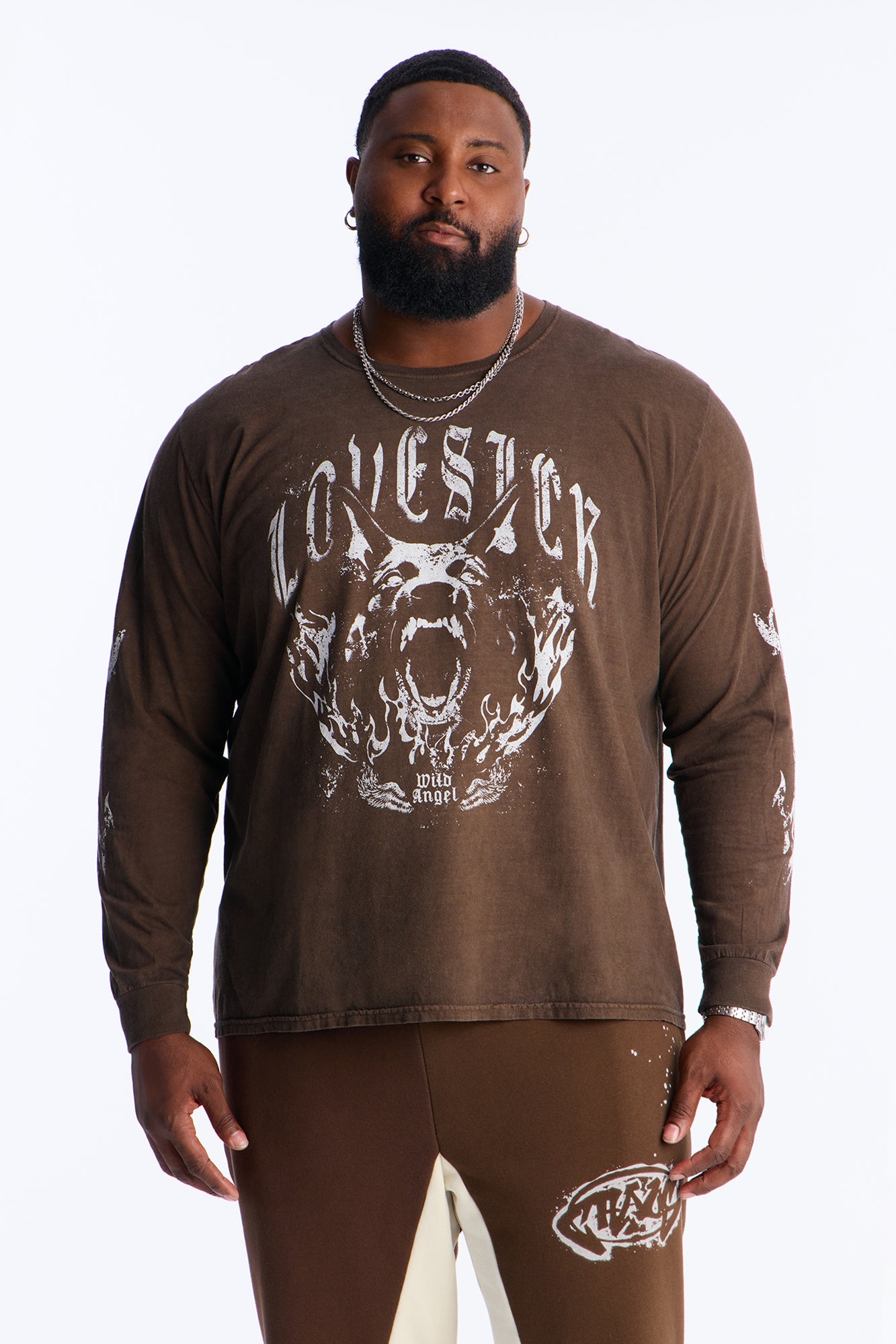 Lonestar Long Sleeve Tee - Chocolate