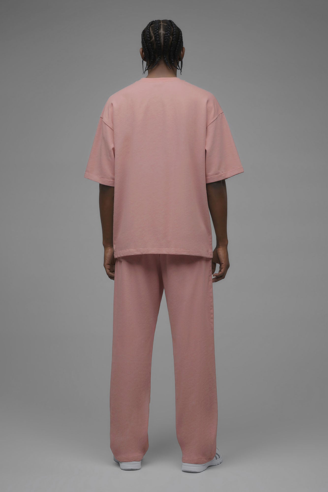 410 Oversized Fleece Tee - Pink
