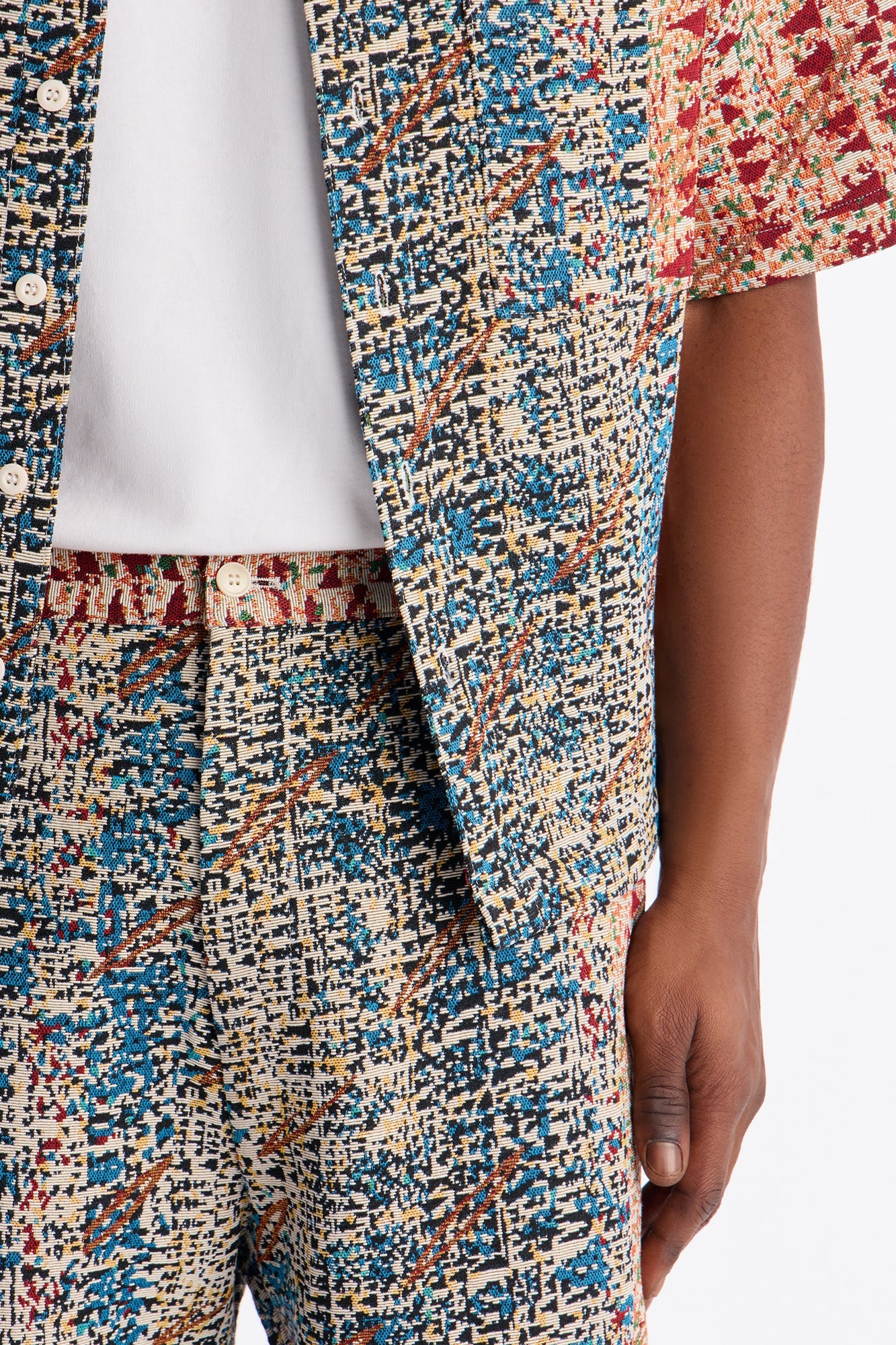 Baggy Nomadic Tapestry Cargo Pant - Multi Color