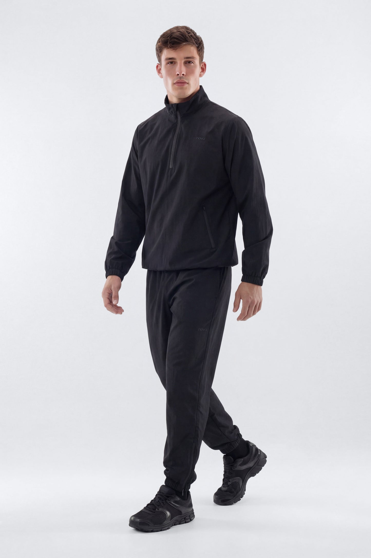CoreNylon Half Zip Jacket - Black