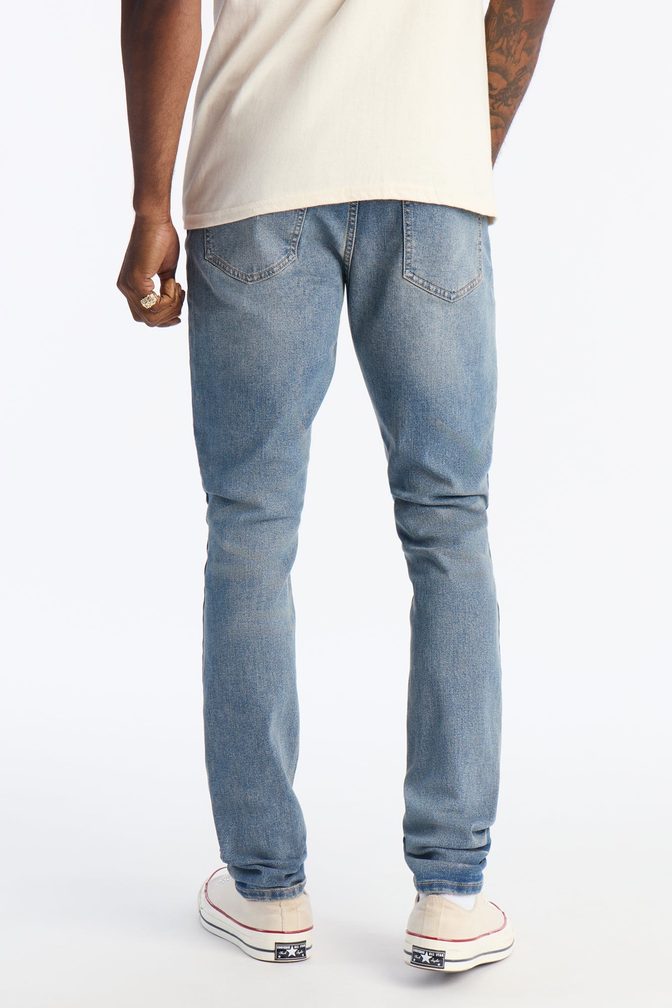 Stacked Skinny Elite Jean - Medium Blue Wash